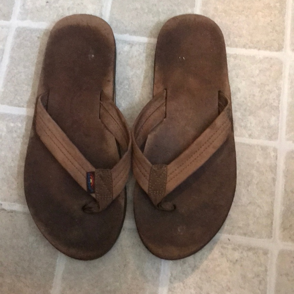 Men’s rainbow flip-flops